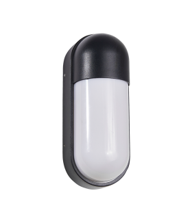 Zambelis Outdoor Flush Wall Lamp Black LED 3000K IP54-1