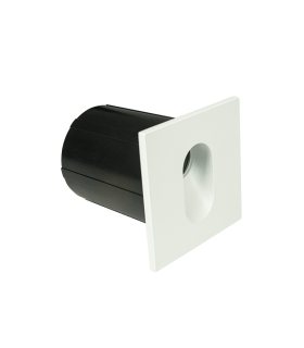 Celora Square Outdoor Recessed Wall Lamp Sandy White LED 3000K IP65-1
