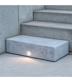 Celora Round Outdoor Recessed Wall Lamp Sandy White LED 3000K IP65-2