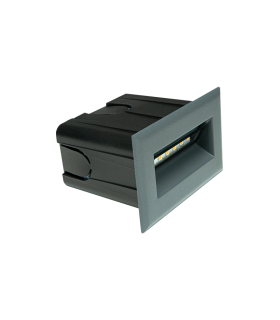 Marvios Outdoor Recessed Wall Lamp Graphite LED 3000K IP65-1