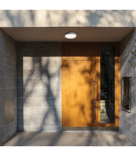 Solara Outdoor Flush Sandy White LED 3000K IP65-2