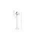 Zambelis Outdoor Bollard Graphite 1xGU10 LED IP54-6
