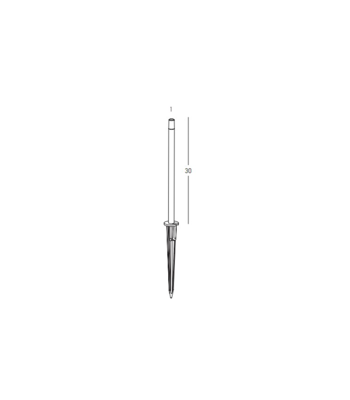 Orlais Outdoor Spike Dark Green LED 2700ΚK IP65-4