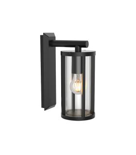 Zambelis Outdoor Wall Lantern Sandy Black 1xE27 IP65-1