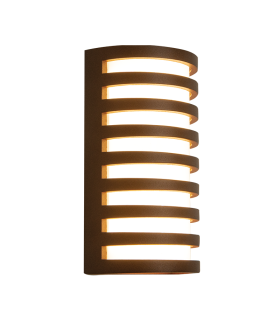 Orlith Outdoor Flush Wall Lamp Dark Brown LED 3000K IP65-1