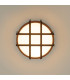 Orlith Round Outdoor Flush Wall Lamp Dark Brown LED 3000K IP65-3