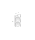 Orlith Outdoor Flush Wall Lamp Dark Brown LED 3000K IP65-6