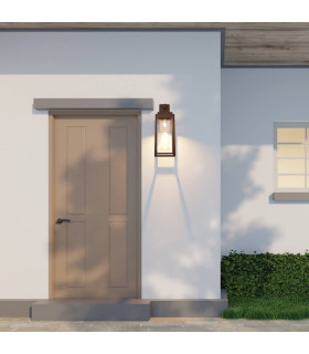 Zambelis Outdoor Wall Lantern Dark Brown 1xE27 IP65-2