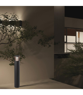Zambelis Outdoor Bollard Graphite LED 3000K IP65 10W-2