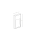 Zambelis Square Outdoor Flush Wall Lamp Graphite LED 3000K IP65-2