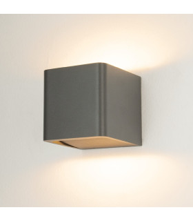 Zambelis Outdoor Up Down Wall Lamp Graphite LED 3000K IP65 13W-1