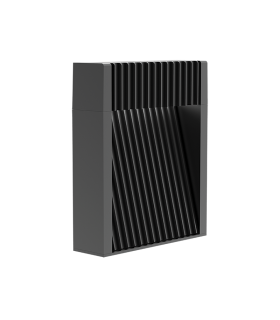 Zambelis 20cm Outdoor Modern Wall Lamp Graphite LED 3000K IP65-1