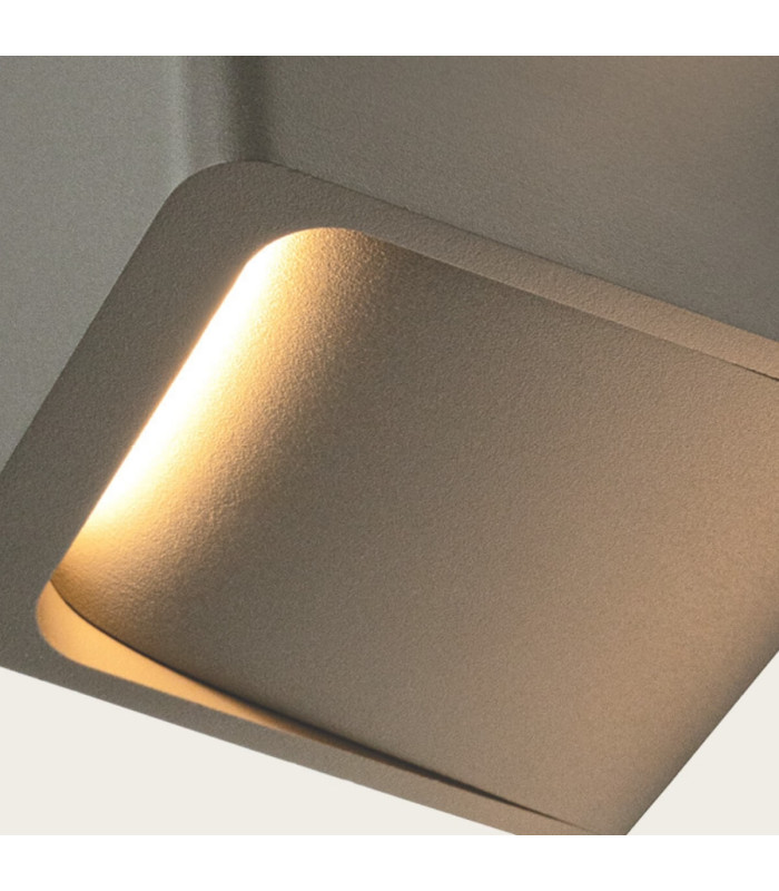 Zambelis Outdoor Up Down Wall Lamp Graphite LED 3000K IP65 13W-3