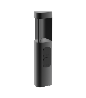 Zambelis 12.8cm Outdoor Bollard Graphite LED 3000K IP54 7W-1
