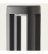 Zambelis 10.2cm Outdoor Bollard Graphite LED 3000K IP54 7W-2