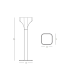 Zambelis Outdoor Bollard Graphite LED 3000K IP65 11W-5