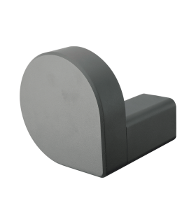 Zambelis 15cm Outdoor Modern Wall Lamp Graphite LED 3000K IP65-1