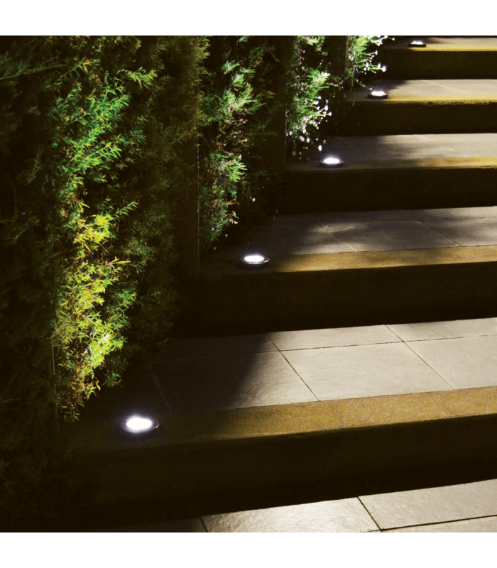 Zambelis Outdoor Recessed Ground Light Stainless Steel 1xGU10 LED IP65-3