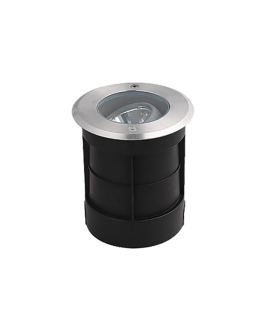 Zambelis 13cm Outdoor Recessed Ground Light Stainless Steel LED 3000K IP67-1