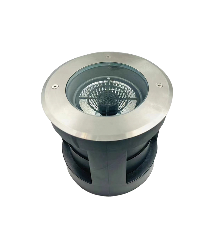 Zambelis 16cm Outdoor Recessed Ground Light Stainless Steel LED 3000K IP67-1