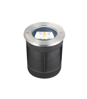 Zambelis 13cm Outdoor Recessed Ground Light Stainless Steel LED 3000K IP67-1