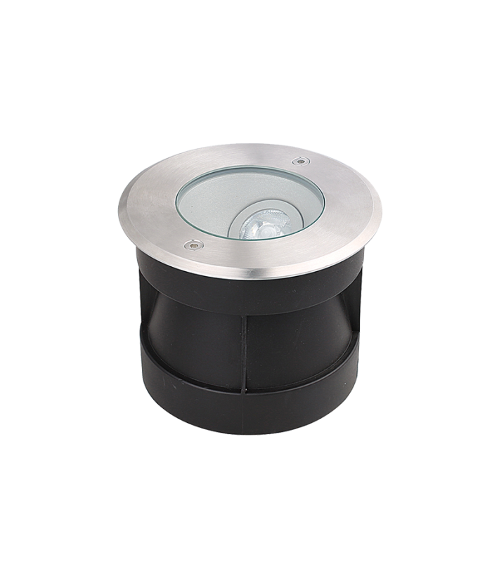 Zambelis 15cm Outdoor Recessed Ground Light Stainless Steel LED 3000K IP67-1
