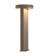 Zyria Twin Light Outdoor Bollard Natural Concrete LED 3000K IP65-1