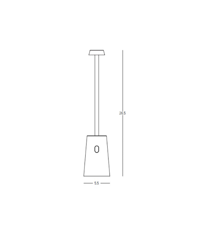 Selune Outdoor Portable Lamp Green LED 3000K IP44 Step Dimming-4