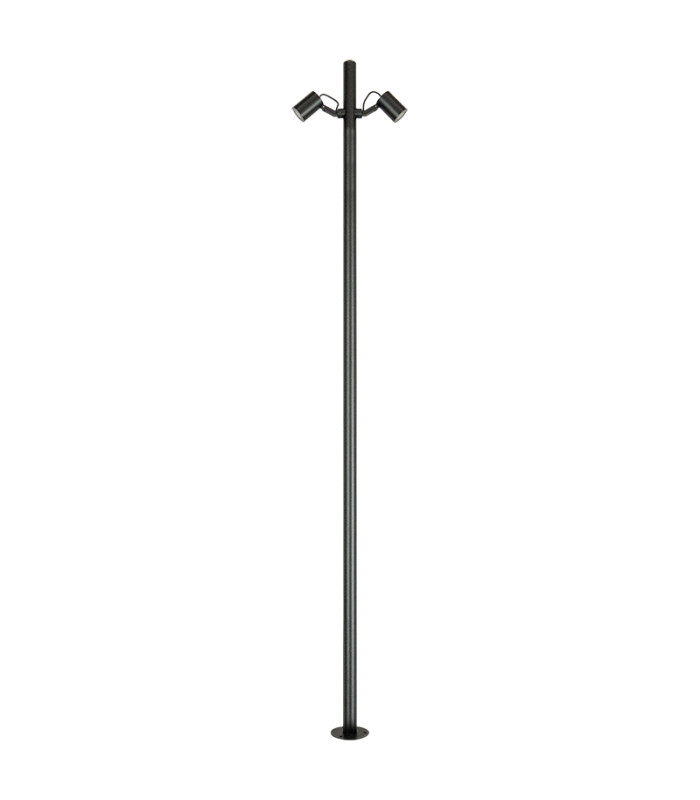 Calisto 2 Light Outdoor Lamp Posts Sandy Black LED 3000K IP65-1