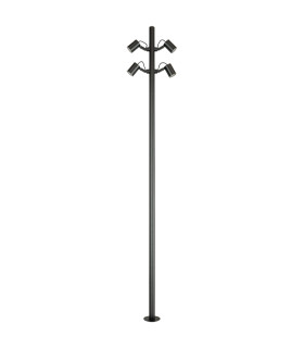 Calisto 4 Light Outdoor Lamp Posts Sandy Black LED 3000K IP65-1