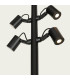 Calisto 4 Light Outdoor Lamp Posts Sandy Black LED 3000K IP65-3