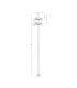 Calisto 4 Light Outdoor Lamp Posts Sandy Black LED 3000K IP65-4