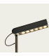Zambelis 15.2cm Outdoor Bollard Sandy Black LED 3000K IP65 8W-3