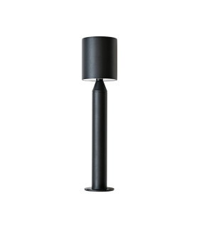Altara 30cm Outdoor Bollard Sandy Black LED 3000K IP65-1