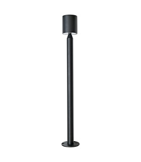 Altara 60cm Outdoor Bollard Sandy Black LED 3000K IP65-1