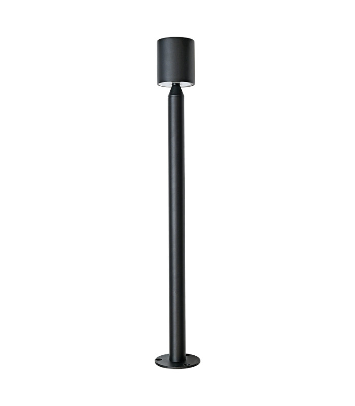 Altara 60cm Outdoor Bollard Sandy Black LED 3000K IP65-1