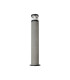 Selena Outdoor Bollard Natural Concrete-Black LED 3000K IP65-1