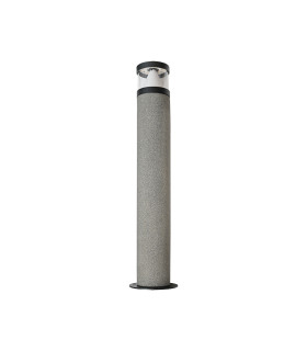 Selena Outdoor Bollard Natural Concrete-Black LED 3000K IP65-1