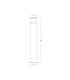 Selena Outdoor Bollard Natural Concrete-Black LED 3000K IP65-3