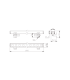 Toven 100cm Outdoor Display Light Grey LED 2700-6500K IP66 24X1W-4