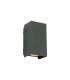 Zambelis Outdoor Up Down Wall Lamp Graphite LED 3000K IP65-1