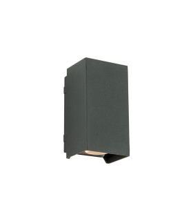 Zambelis Outdoor Up Down Wall Lamp Graphite LED 3000K IP65-1