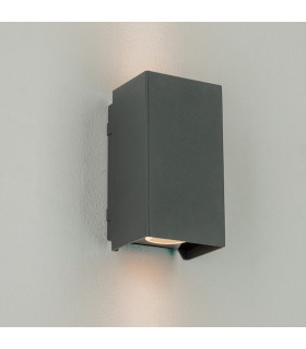 Zambelis Outdoor Up Down Wall Lamp Graphite LED 3000K IP65-2
