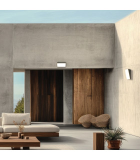 Astrid 9cm Outdoor Flush Wall Lamp Graphite LED 3000K IP65-2