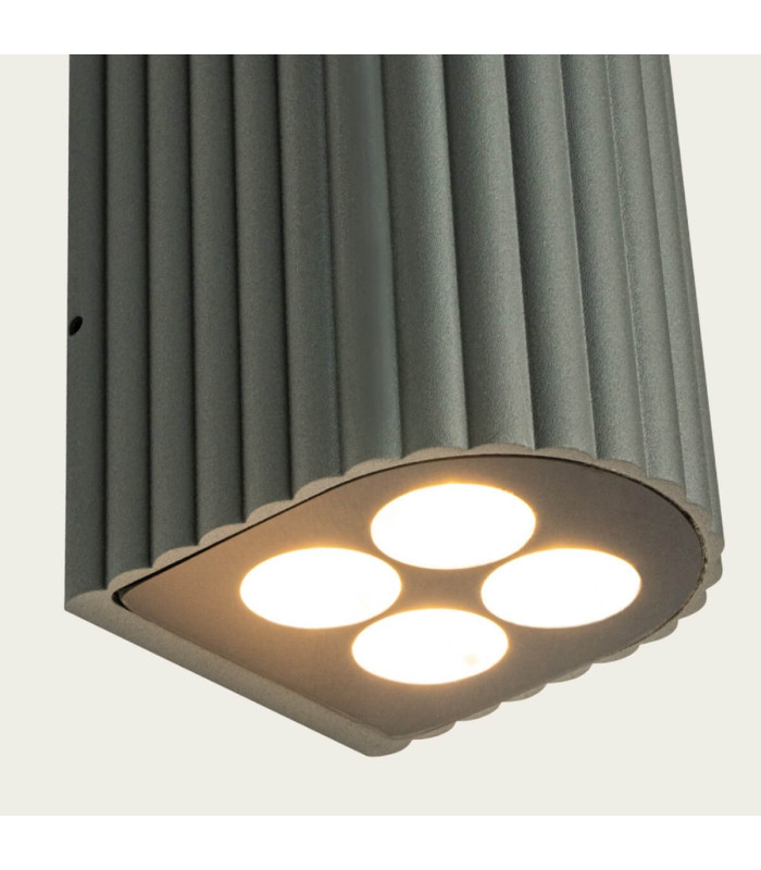 Arlina Outdoor Up Down Wall Lamp Graphite LED 3000K IP54-3