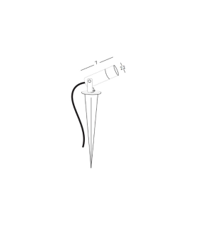 Altair Outdoor Spike Natural Brush LED 2700K IP54-3