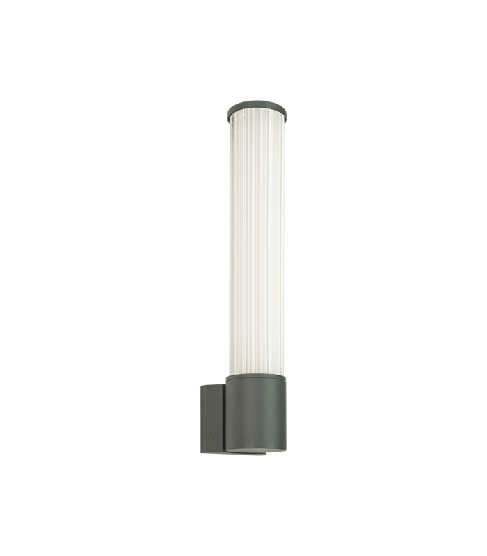 Zambelis Outdoor Modern Wall Lamp Graphite LED 3000K IP54-1