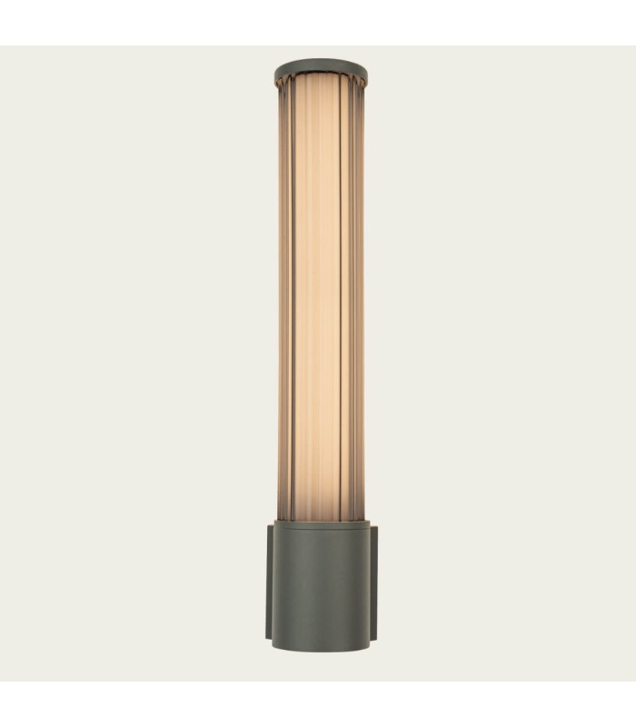 Zambelis Outdoor Modern Wall Lamp Graphite LED 3000K IP54-3