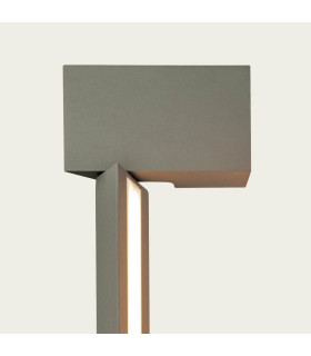 Elviora 134cm Outdoor Flush Wall Lamp Graphite LED 3000K IP54-2