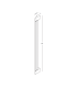 Elviora 134cm Outdoor Flush Wall Lamp Graphite LED 3000K IP54-3